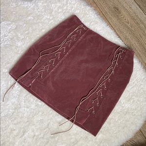 Endless Rose Lace-Up Skirt